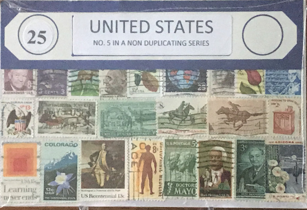 U.S. 5 Stamp Packet