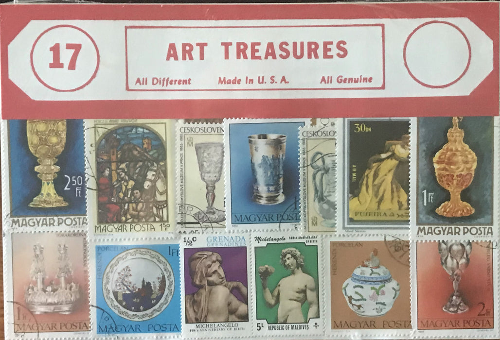 Art Treasures Stamp Packet