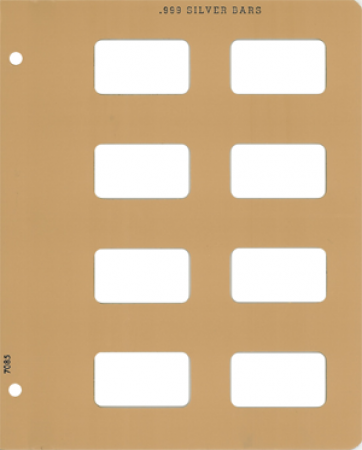 Dansco Blank Pages - Silver Bar Horozontal