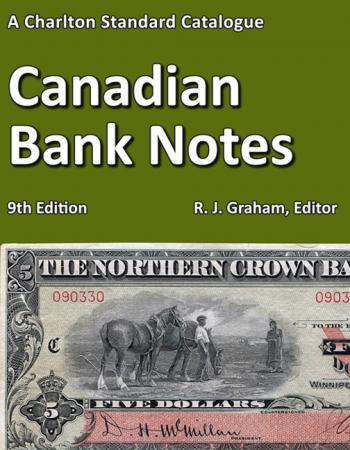 9th Edition Standard Cat. Of Canadian Bank Notes Charlton Book