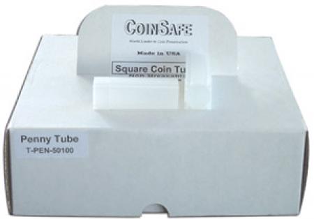 Cent Square Coin Tubes(Quantity 10)