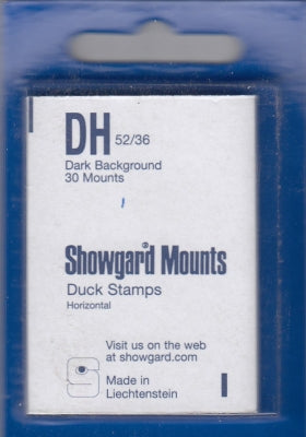 Showgard Stamp Mount DH 52/36 Black