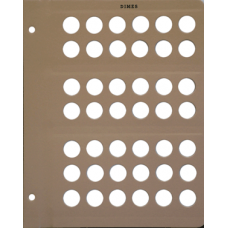 Dansco Blank Pages - Dime