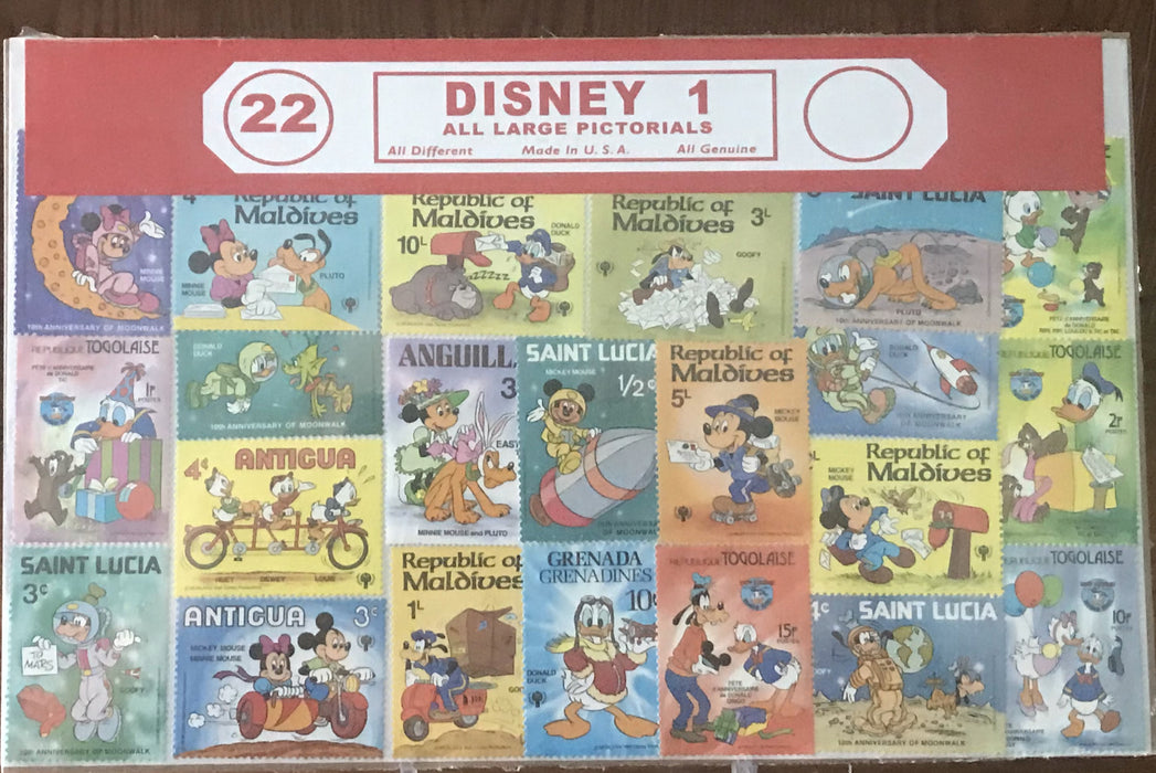 Disney 1 Stamp Packet