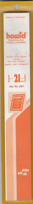Hawid Stamp Mount H21C 210 x 21 Clear