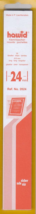 Hawid Stamp Mount H24C 210x24 Clear