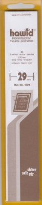 Hawid Stamp Mount H29 210x29 Black