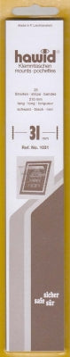 Hawid Stamp Mount H31 210x31 Black