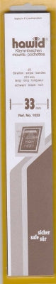 Hawid Stamp Mount H33 210x33 Black