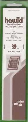 Hawid Stamp Mount H39 210x39 Black