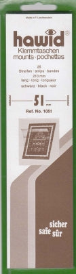 Hawid Stamp Mount H51 210x51 Black