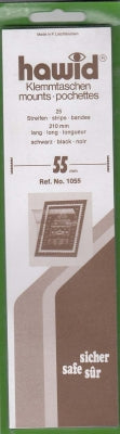 Hawid Stamp Mount H55 210x55 Black