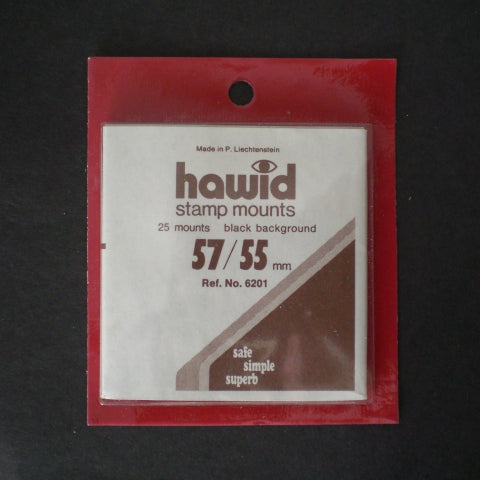 Hawid Stamp Mount H57 x 55 Black