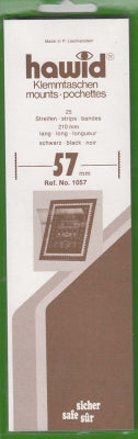 Hawid Stamp Mount H57 210x57 Black