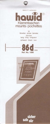 Hawid Stamp Mount H86d 210x86 Black