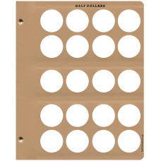 Dansco Blank Pages - Half-Dollar