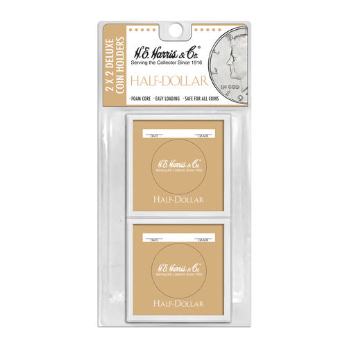 Colorized 2"x2" Snap Half-Dollar Pack of 6 Whitman