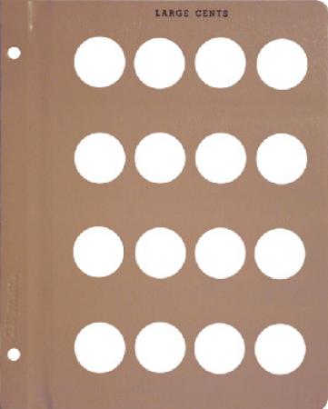 Dansco Blank Pages - Large Cent