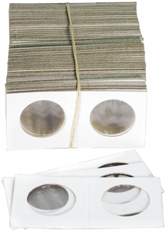 Heco 1.5" x 1.5" Quarter Coin Holders (100 Qty)
