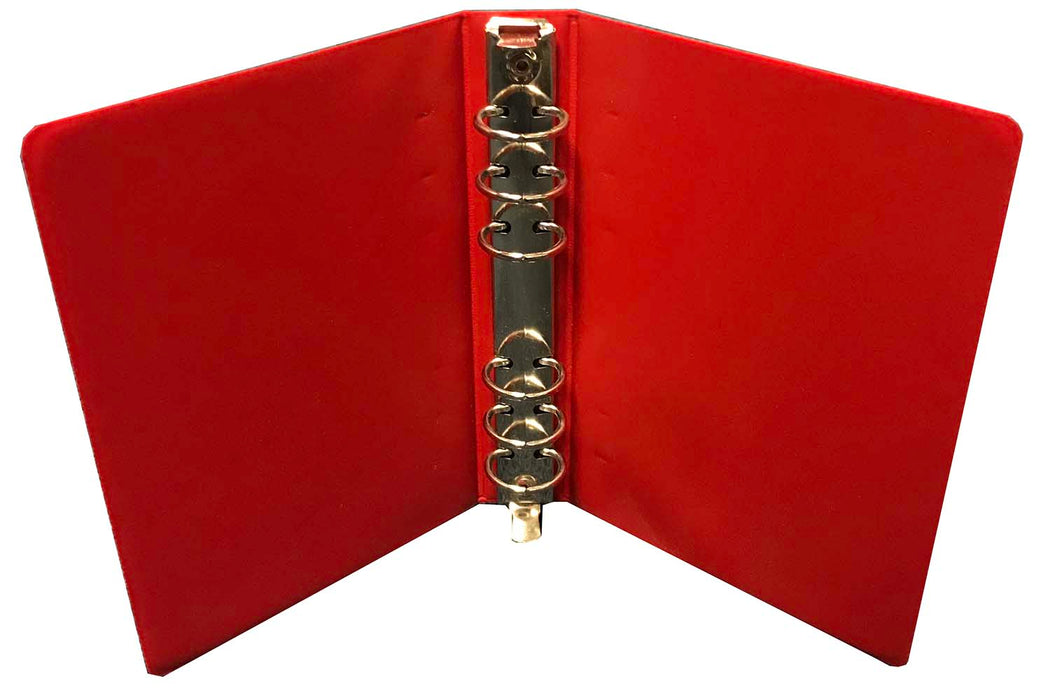 5"x7" 6 Ring Binder #6 Sales Sheets Red