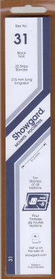 Showgard Stamp Mount 31 215x31 Black
