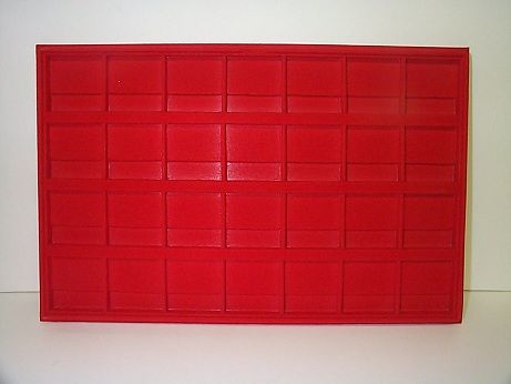 T28 For Coins (2x2 Holders) Red