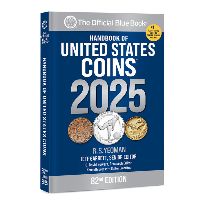 The Official Blue Book : Handbook of U.S. Coins 2025 Soft Cover Whitman Book