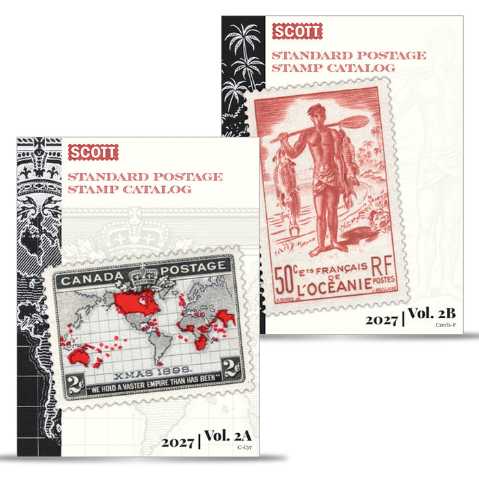2027 Scott Stamp Catalogue Volumes 2A & 2B - (Countries C-F)