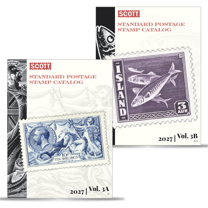 2027 Scott Stamp Catalogue Volumes 3A & 3B - (Countries G-I)
