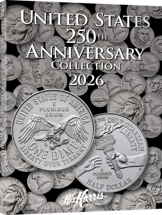 5534- H.E. Harris® Coin Folder - United States 250th Anniversary Collection: 2026