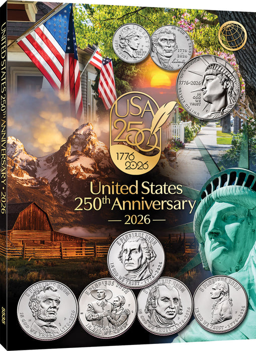 5535- Official Whitman® Coin Folder - United States 250th Anniversary Collection: 2026 (Single Mint)