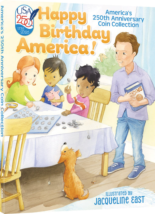 5536- Happy Birthday America! Children’s Coin Folder - United States 250th Anniversary: 2026 (Single Mint)