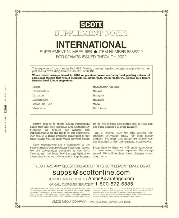 International 58B 2022 Scott