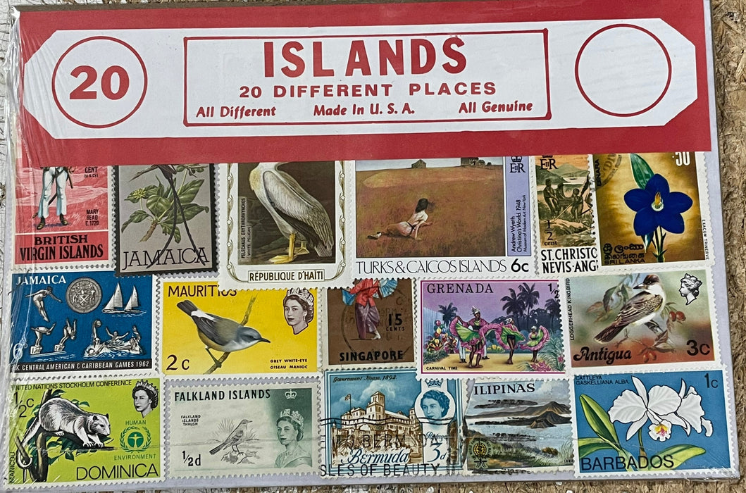 Islands Stamp Packet