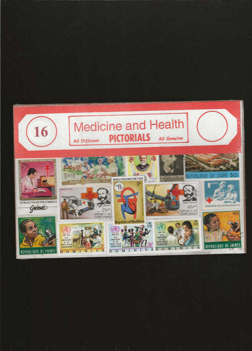Medicine and Health Stamp Packet