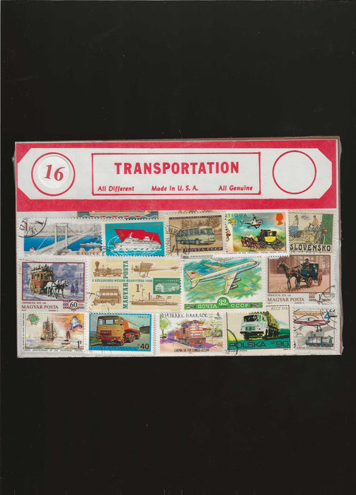 Transportation Stamp Packet