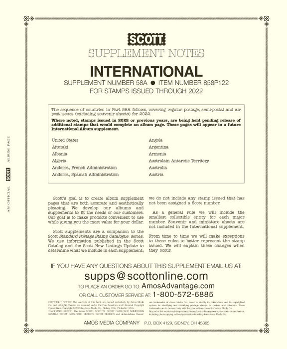 International 58A 2022 Scott