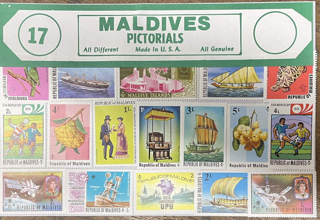 Maldives Stamp Packet