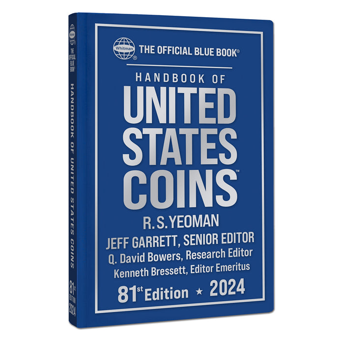 The Official Blue Book : Handbook of U.S. Coins 2024 Hard Cover Whitman Book