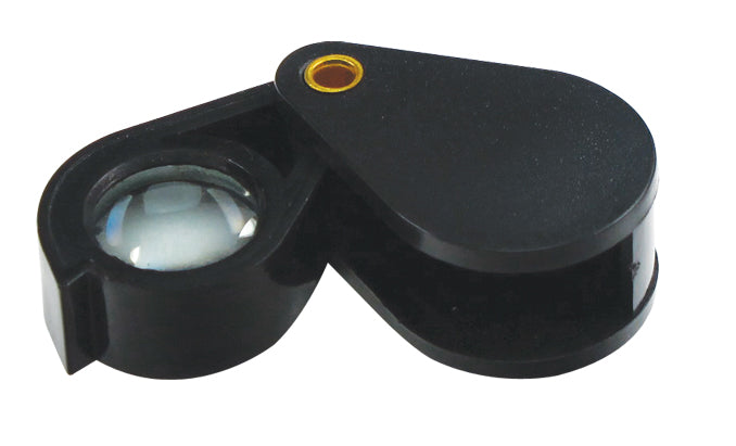 15mm/12x Folding Glass Lens Pocket Magnifier,Box Pack