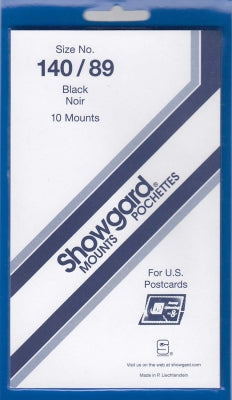 Showgard Stamp Mount 140/89 Black