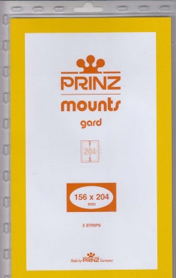 Prinz Stamp Mount 156 x 204 Blocks & Sheetlets Clear