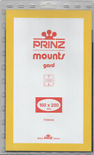 Prinz Stamp Mount 160 x 200 Blocks & Sheetlets Clear