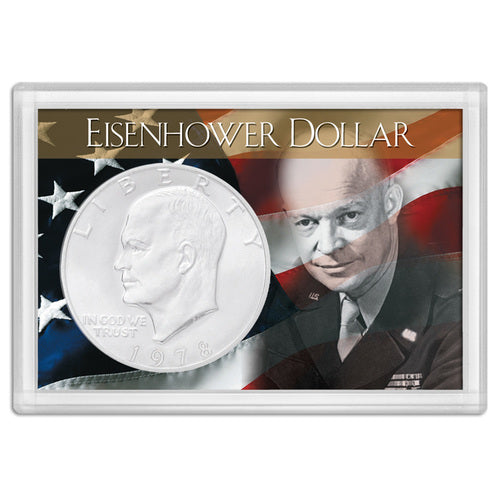 Eisenhower Dollar Frosty Case 2x3