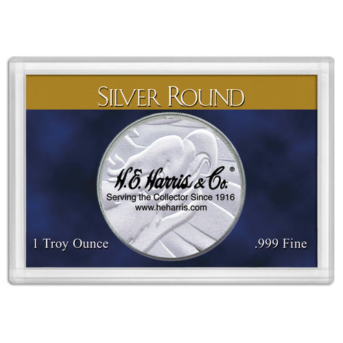 Silver Round Frosty Case 2x3 1667