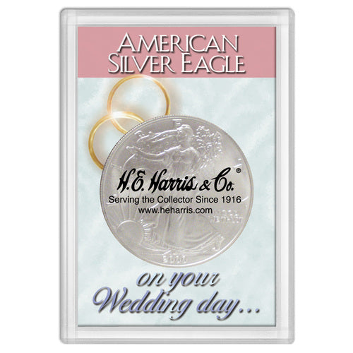 American Silver Eagle Wedding Frosty Case 2x3 1671