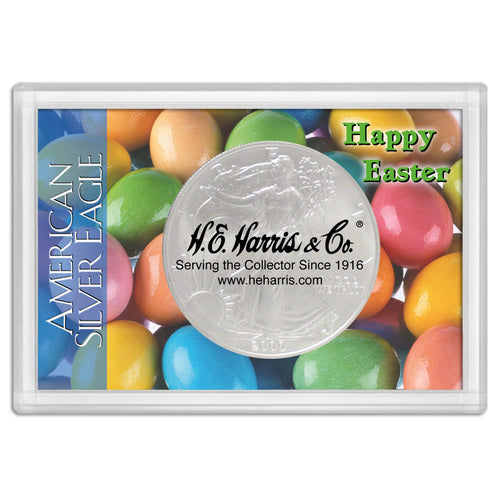 American Silver Eagle Easter Frosty Case 2x3 1678