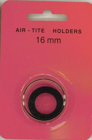 16mm Air-Tite Coin Capsule Black Ring