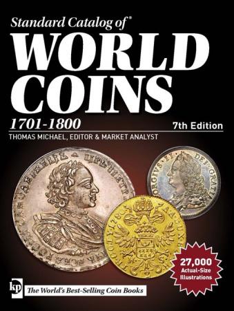 7th Edition Standard Cat. Of World Coins 1701-1800 KP Book