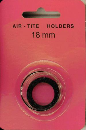 18mm Air-Tite Coin Capsule Black Ring